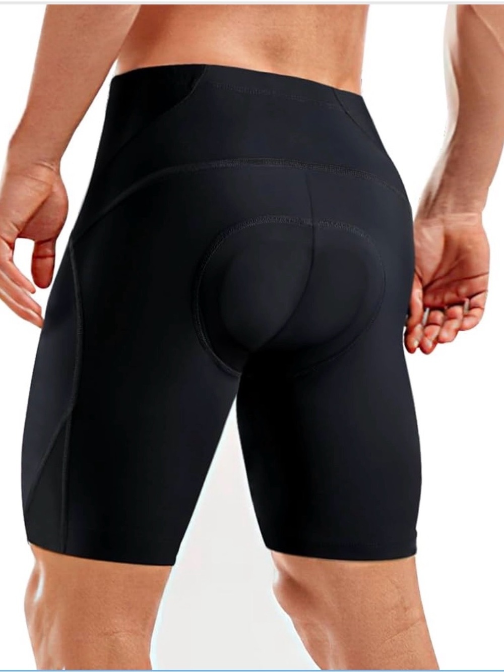 Sportneer Men's Cycling Shorts Bicycle Pants Bike Half Pans  Coolmax Padded M/L